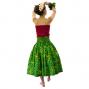 Hula Pa'u Skirt / Monstera & Honu / Green  / G2568