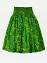 Hula Pa'u Skirt / Monstera & Honu / Green  / G2568