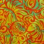 Hula Pa'u Skirt / Monstera & Honu / Orange  / G2570