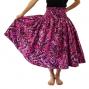 Hula Pa'u Skirt / Monstera & Honu / Black & Pink / G2576