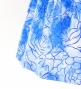 Hula Pa'u Skirt / Rose Print / Blue / G2615