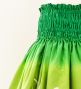 Hula Pa'u Skirt with Tiare Print / Green & Pink / G2623