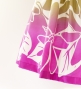 Hula Pa'u Skirt with Tiare Print / Green & Pink / G2623