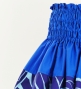 Hula Pa'u Skirt with Protea & Torch Ginger Print / Blue / G2628