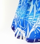 Hula Pa'u Skirt with Protea & Torch Ginger Print / Blue / G2628