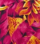 Hula Pa'u Skirt with Botanical Print / Orange / G2633