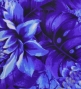 Hula Pa'u Skirt with Botanical Print / Purple / G2635