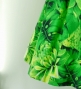 Hula Pa'u Skirt with Botanical Print / Green / G2636
