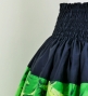 Hula Pa'u Skirt with Botanical Print / Green / G2636