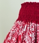 Hula Double & Reversible Pau Skirt with Kahiko Print / Red / G2640
