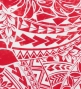 Hula Double & Reversible Pau Skirt with Kahiko Print / Red / G2640