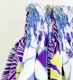 Hula Pa'u Skirt with Lehua & Tiare Print / Purple / G2663