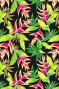 Hula Heliconia Pareo / Black / J2671bk