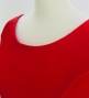 Hula Midi Dress with Hibiscus Print / Luxury Collection / Red / J2672rd