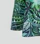 Hula Long Dress with Heliconia Print / Luxury Collection / Green / J2679gr