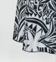 Hula Long Dress with Heliconia Print / Luxury Collection / Gray / J2679gy