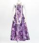 Hula Long Dress with Heliconia Print / Luxury Collection / Pink / J2679pi