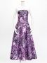 Hula Long Dress with Heliconia Print / Luxury Collection / Pink / J2679pi
