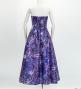 Hula Long Dress with Heliconia Print / Luxury Collection / Purple / J2679pu