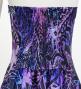 Hula Long Dress with Heliconia Print / Luxury Collection / Purple / J2679pu