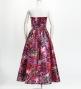 Hula Long Dress with Heliconia Print / Luxury Collection / Red / J2679rd