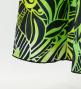 Hula Long Dress with Heliconia Print / Luxury Collection / Yellow Green / J2679ye