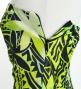 Hula Long Dress with Heliconia Print / Luxury Collection / Yellow Green / J2679ye