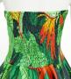 Hula Midi Dress with Strelitzia Print / Luxury Collection / Green / J2680gr