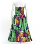 Hula Midi Dress with Strelitzia Print / Luxury Collection / Purple / J2680pu