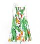 Hula Midi Dress with Strelitzia Print / Luxury Collection / White / J2680wh
