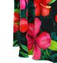 Hula Long Hibiscus Dress with Velvet / Luxury Collection / Green / J2681gr