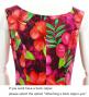 Hula Long Hibiscus Dress with Velvet / Luxury Collection / Pink / J2681pi