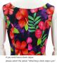 Hula Long Hibiscus Dress with Velvet / Luxury Collection / Purple / J2681pu