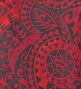 Hula Pa'u Skirt with Kahiko Print / Red /G2685
