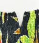 Hula Long Dress with Heliconia Print / Luxury Collection / Black / J2687bk
