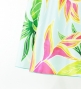 Hula Long Dress with Heliconia Print / Luxury Collection / Light Blue / J2687lbl