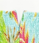Hula Long Dress with Heliconia Print / Luxury Collection / Light Blue / J2687lbl