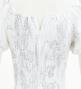 Hula Long Dress with Heliconia Print / Luxury Collection / White / J2687wh