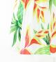Hula Long Dress with Heliconia Print / Luxury Collection / White&Red / J2687whrd
