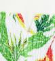 Hula Long Dress with Heliconia Print / Luxury Collection / White&Red / J2687whrd