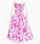Hula Midi Dress with Tiare Print / Luxury Collection / Pink / J2688pi