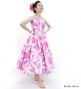 Hula Midi Dress with Tiare Print / Luxury Collection / Pink / J2688pi