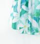 Hula Midi Dress with Tiare Print / Luxury Collection / Turquoise Blue / J2688tbl