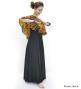 Hula Koshibo Cape with Kahiko&Strelitzia Print / Luxury Collection / J2705