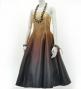 Hula Midi Gradation Dress/ Luxury Collection / Beige & Brown / J2709bebr