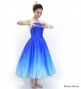 Hula Midi Gradation Dress/ Luxury Collection / Blue & Light Blue / J2709blbl