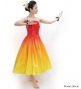 Hula Midi Gradation Dress/ Luxury Collection / Dark Orange & Yellow / J2709dorye