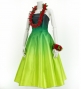 Hula Midi Gradation Dress/ Luxury Collection / Green & Yellow / J2709grye