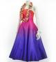 Hula Midi Gradation Dress/ Luxury Collection / Orange & Purple / J2709orpu