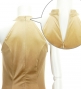 Hula Long Gradation Dress with Velvet / Luxury Collection / Beige & Brown /J2711bebr